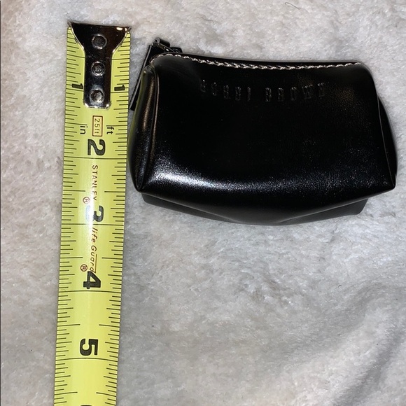 Bobbi Brown Black Leather Coin Purse - Lined - Picture 6 of 8